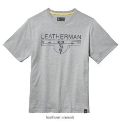 kehakate ee Leatherman 1983. aasta logoga lühikeste varrukatega t-särk hall J64PTX101