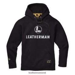 kehakate ee Leatherman käsitsi joonistatud logoga kapuuts must J64PTX77