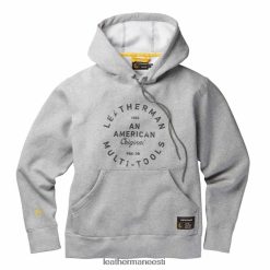 kehakate ee Leatherman kultuuripärandi märgiga pullover-hoodie hall J64PTX82