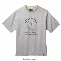 kehakate ee Leatherman pst heritage lühikeste varrukatega t-särk hall J64PTX98